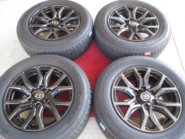 ★22年製 極上品 ENKEI製 トヨタ GUN125 ハイラックス純正 GRスポーツ 265/60R18 4本セット