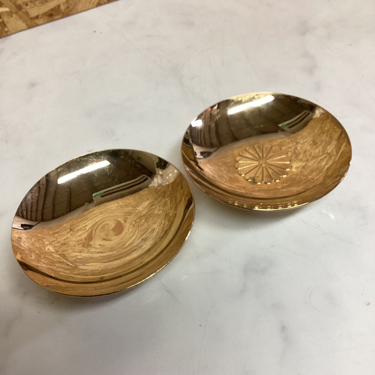 金杯 24K-GP 2個セット 金メッキ ゴールド 菊 盃(え17)|Yahoo 金杯 24K-GP 2個セット 金メッキ ゴールド 菊 盃(え17)|Yahoo