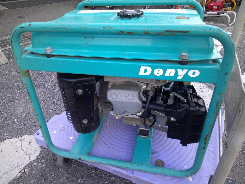 Yahoo!オークション - 中古 DENYO デンヨー エンジン発電機 50Hz Yahoo!オークション - 中古 DENYO デンヨー エンジン発電機 50Hz