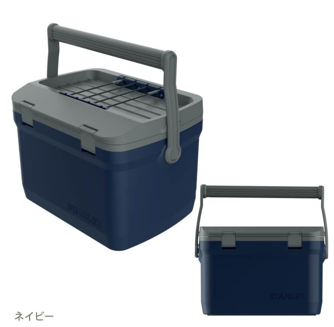 即決☆美品☆STANLEY/スタンレー/クーラーボックス/15.1L/ネイビー/コールマンロゴス/サーモス/ダイワ/シンワ/キャンプ/バーベキュー/釣り