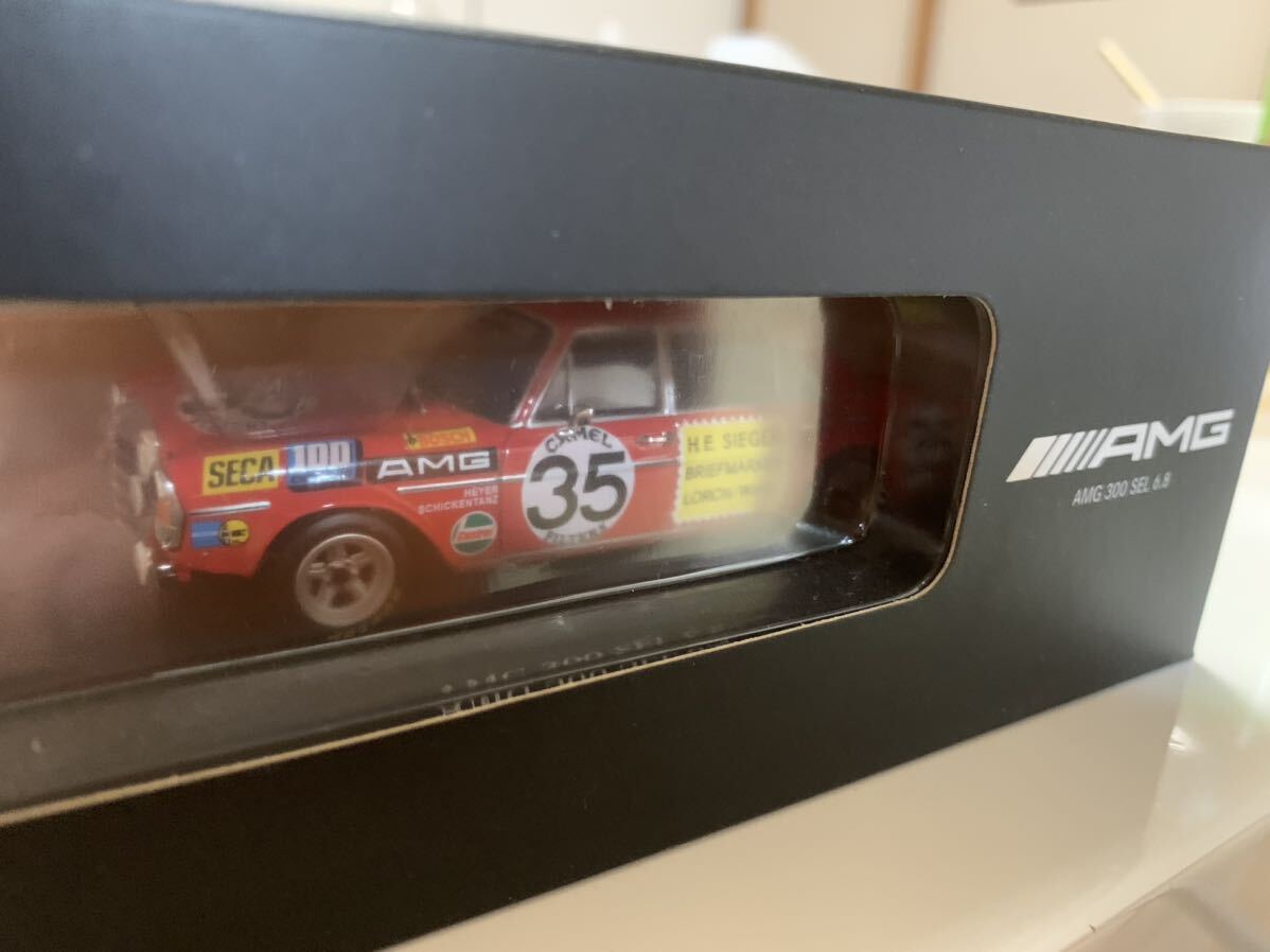 ポールズモデルアート ベンツディーラー特注 1/43 AMG 300SEL 6.8 24h Spa 1971 ミニカー 1500Limited Edition 新品!