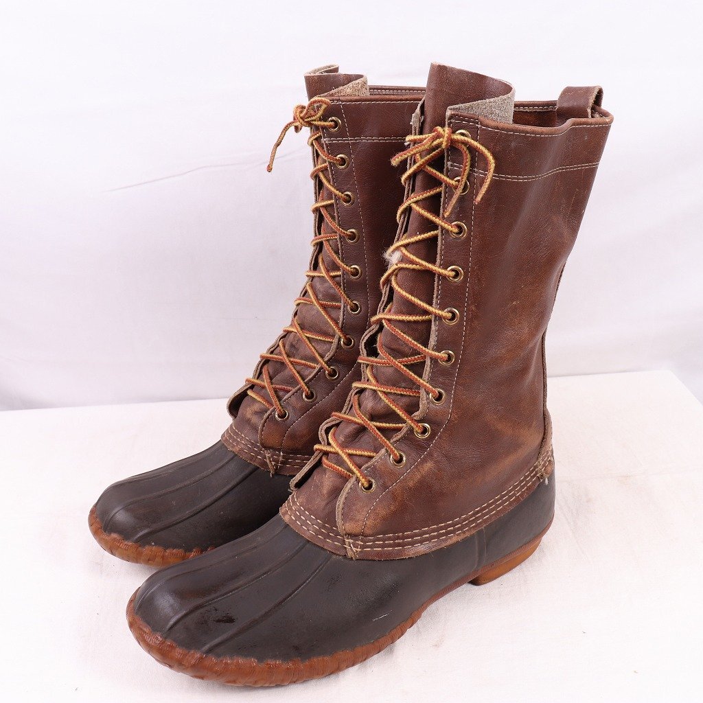 大好き M/ 10 US ビーンブーツ 位 80's 28.0cm bb988 中古 メンズ ヴィンテージ L.L.Bean LLビーン アメリカ製 10ホール USA製 位 80年代 位 男性用