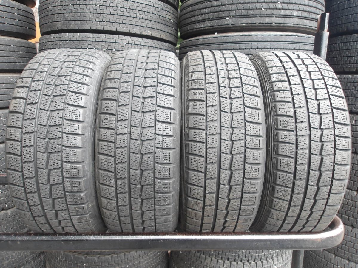 N125-ソ1 送料無料 205/50R16 冬4本セット スタッドレス 87Q 205/50-16 205-50-16 ダンロップ ウィンターマックス WM01 ロードスター