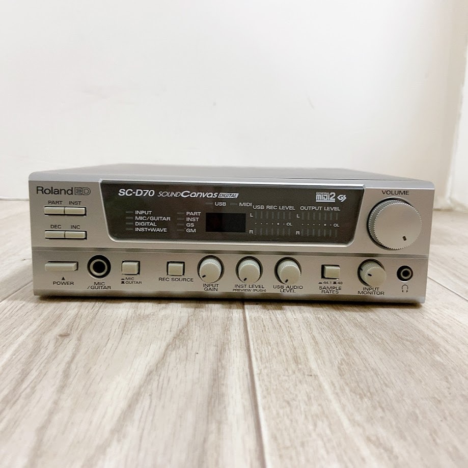 Roland SC-D70 なだらか Sound Canvas 通電確認のみ