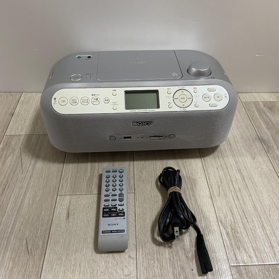 【A】SONY ZS-R110CP CDラジオ メモリーレコーダー 0905-B005WZ2CA4-2620-7980