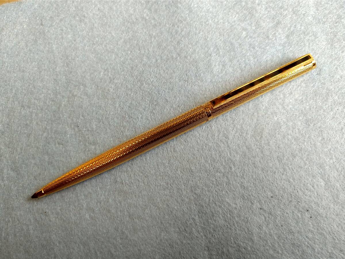 【高級文具：美品】ダンヒル）ボールペン（ゴールド）