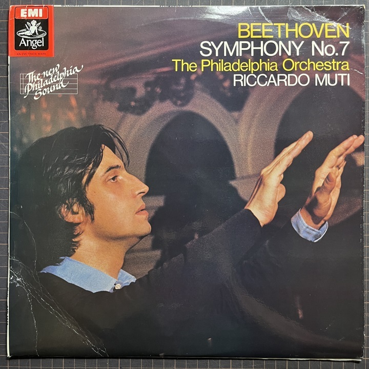 英EMIオリジナル LP ムーティ MUTI フィラデルフィア管 The Philadelphia Orch. ベートーヴェン Beetoven 交響曲 第7番 Symphony No.7