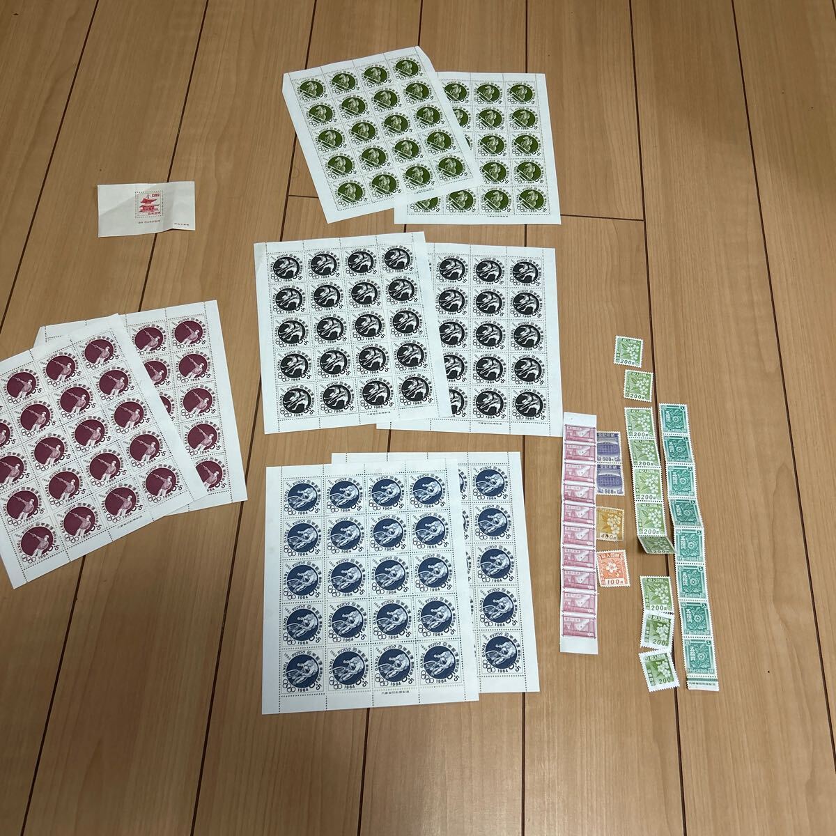 東京オリンピック シート 記念切手とかまとめて