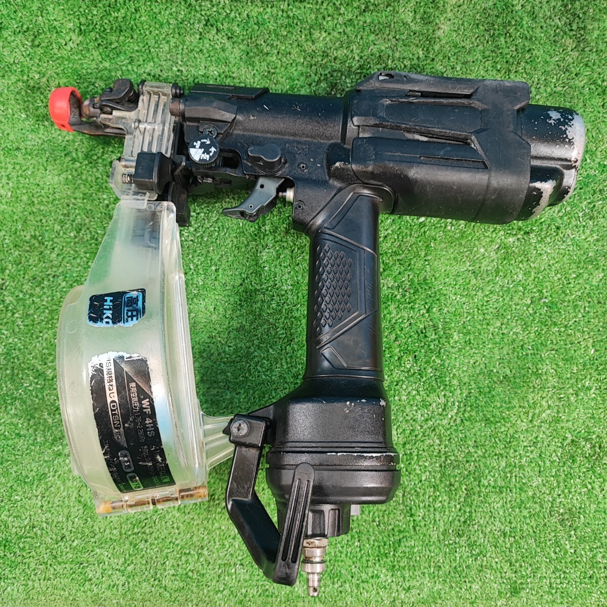 【中古品】HiKOKI(ハイコーキ) 高圧ねじ打機 アブソリュートブラック 使用ねじ長さ25~41mm ハイスピードモデル WF4HS(AB)
