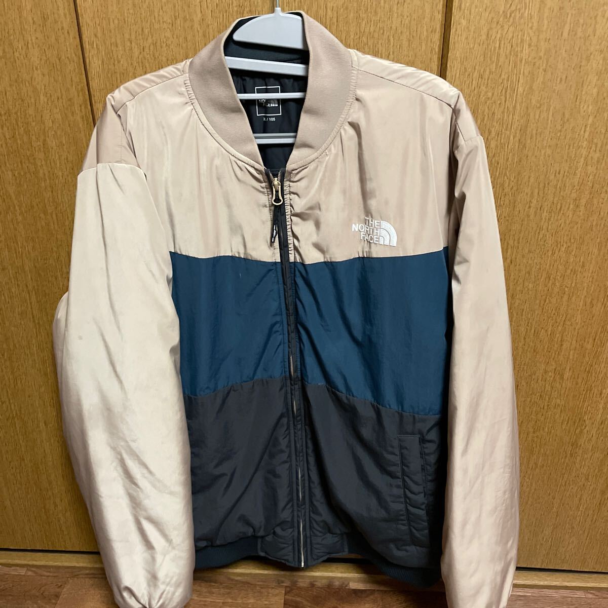 美品　THE NORTH FACE ノースフェイス ナイロン MA-1 Jacket ナイロンジャケット 冬