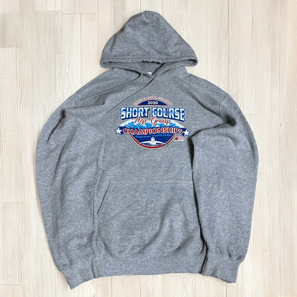 ★NCHSAA カレッジ プルオーバーパーカー Lサイズ 水泳競技 ノベルティ_画像1