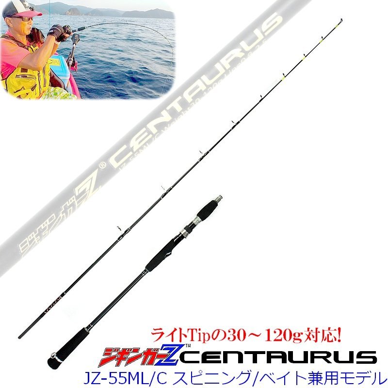 大特価市 スピニングリール用 1.68m ジギングロッド CENTAURUS ケンタウルス 30-120g カーボンソリッド ジギング 竿 釣り具 釣り竿 その他