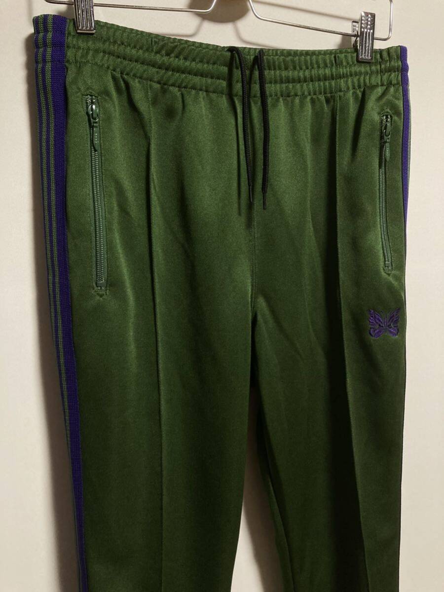 超美品 NEEDLES トラックパンツ IVY GREEN 2023年秋冬 NS247 超美品 NEEDLES トラックパンツ IVY GREEN 2023年秋冬 NS247