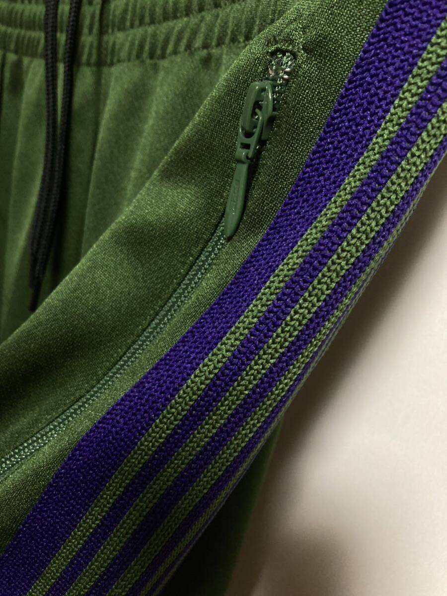 超美品 NEEDLES トラックパンツ IVY GREEN 2023年秋冬 NS247 超美品 NEEDLES トラックパンツ IVY GREEN 2023年秋冬 NS247