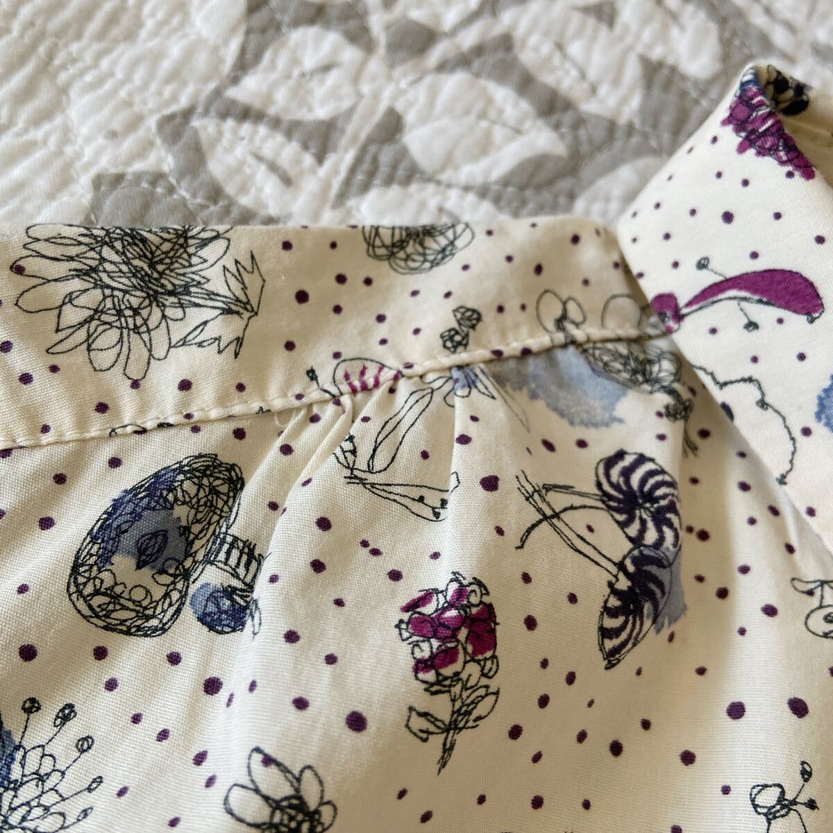 美品 アフタヌーンティー シャツ ブラウス ミナペルホネン 美品 アフタヌーンティー シャツ ブラウス ミナペルホネン