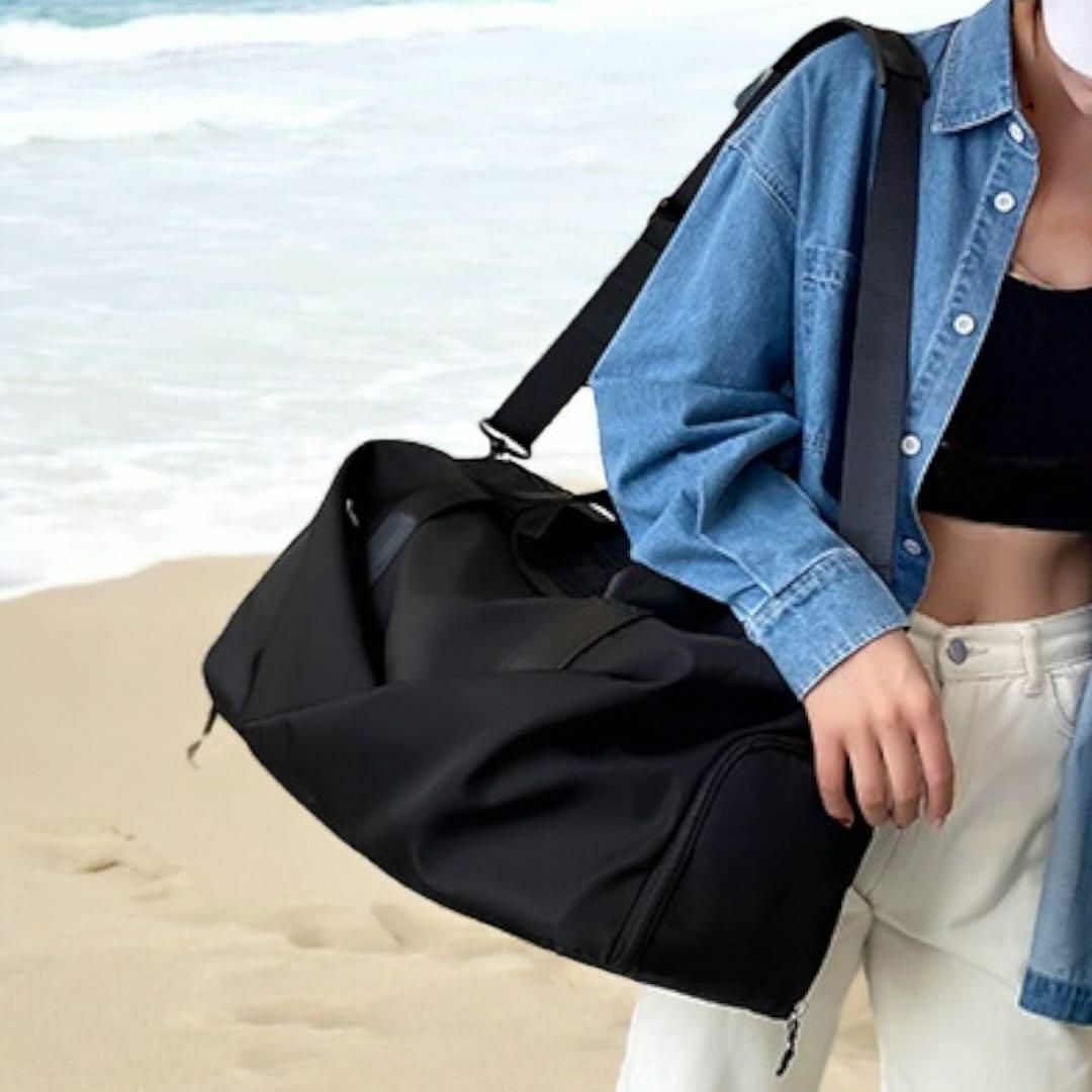  сумка "Boston bag" дорожная сумка путешествие сумка на плечо женский путешествие путешествие сумка новый товар чёрный цвет бесплатная доставка самый короткий отправка 