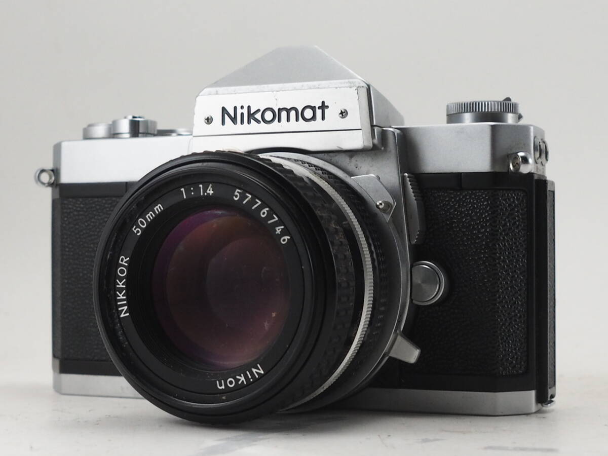 ★訳あり実用品★ ニコン NIKON AI-S 50mm F1.4 レンズ NIKOMAT FTN ボディセット ★シャッターOK! #TA6339