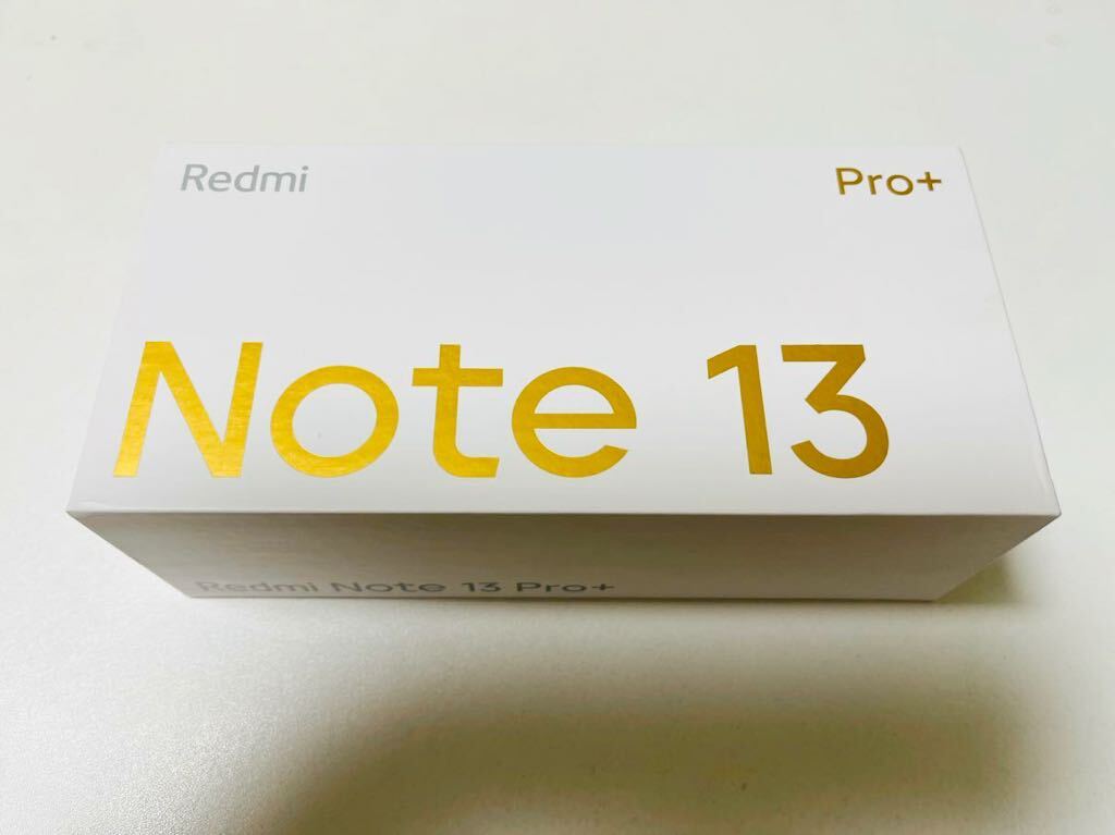 未使用】Xiaomi Redmi Note 13 Pro+ 5G 12GB/512GB グローバル版 未使用】Xiaomi Redmi Note 13 Pro+ 5G 12GB/512GB グローバル版