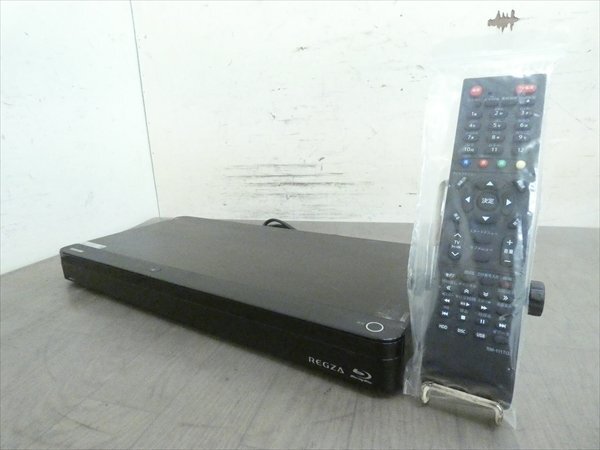 500GB☆16年☆東芝/REGZA☆HDD/BDレコーダー☆DBR-Z610☆リモコン付☆2番組同時録画☆3D対応機 管CX23591