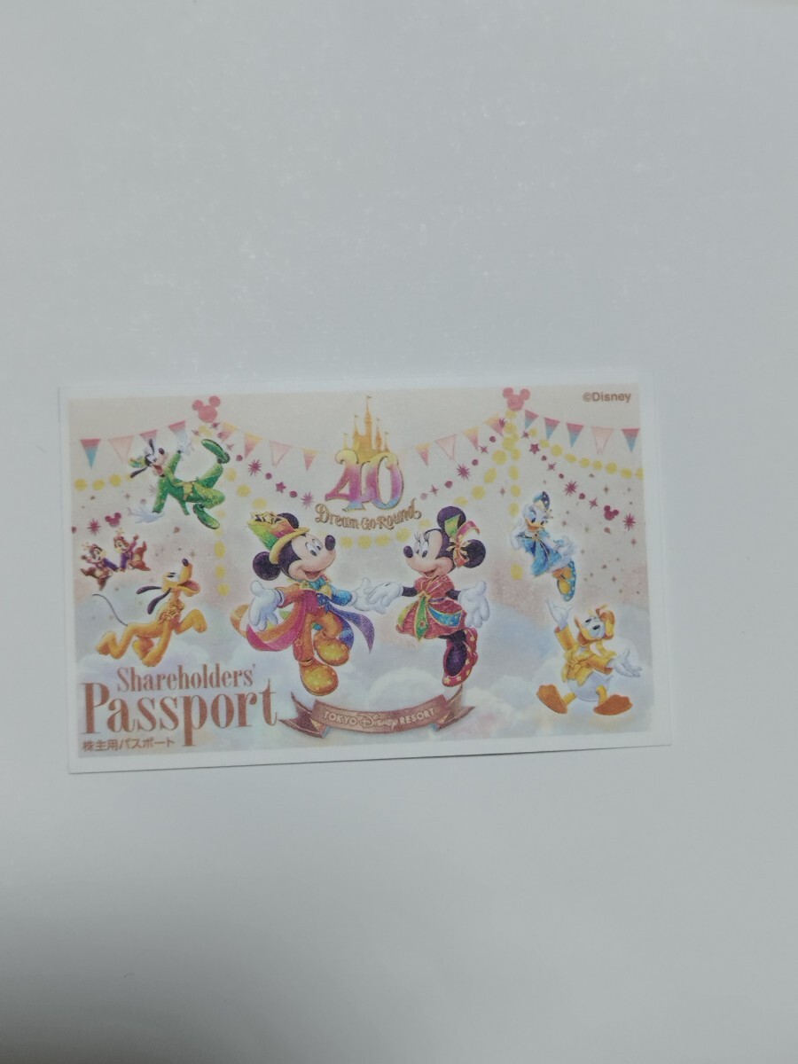 【1枚】ディズニーランド　シー　東京ディズニーリゾート 株主優待 2025年1月31日