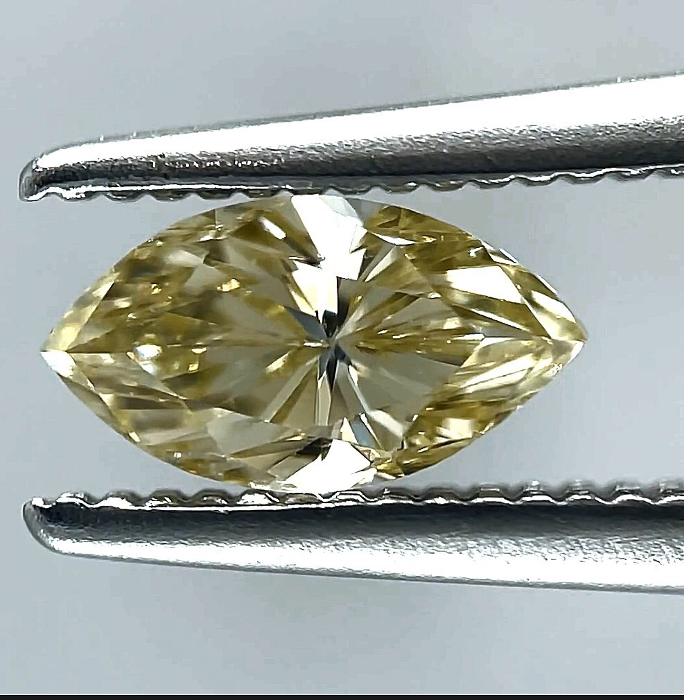 天然イエローダイヤ☆0.311ct☆VS−2☆マーキースカット (jewel 天然イエローダイヤ☆0.311ct☆VS−2☆マーキースカット (jewel