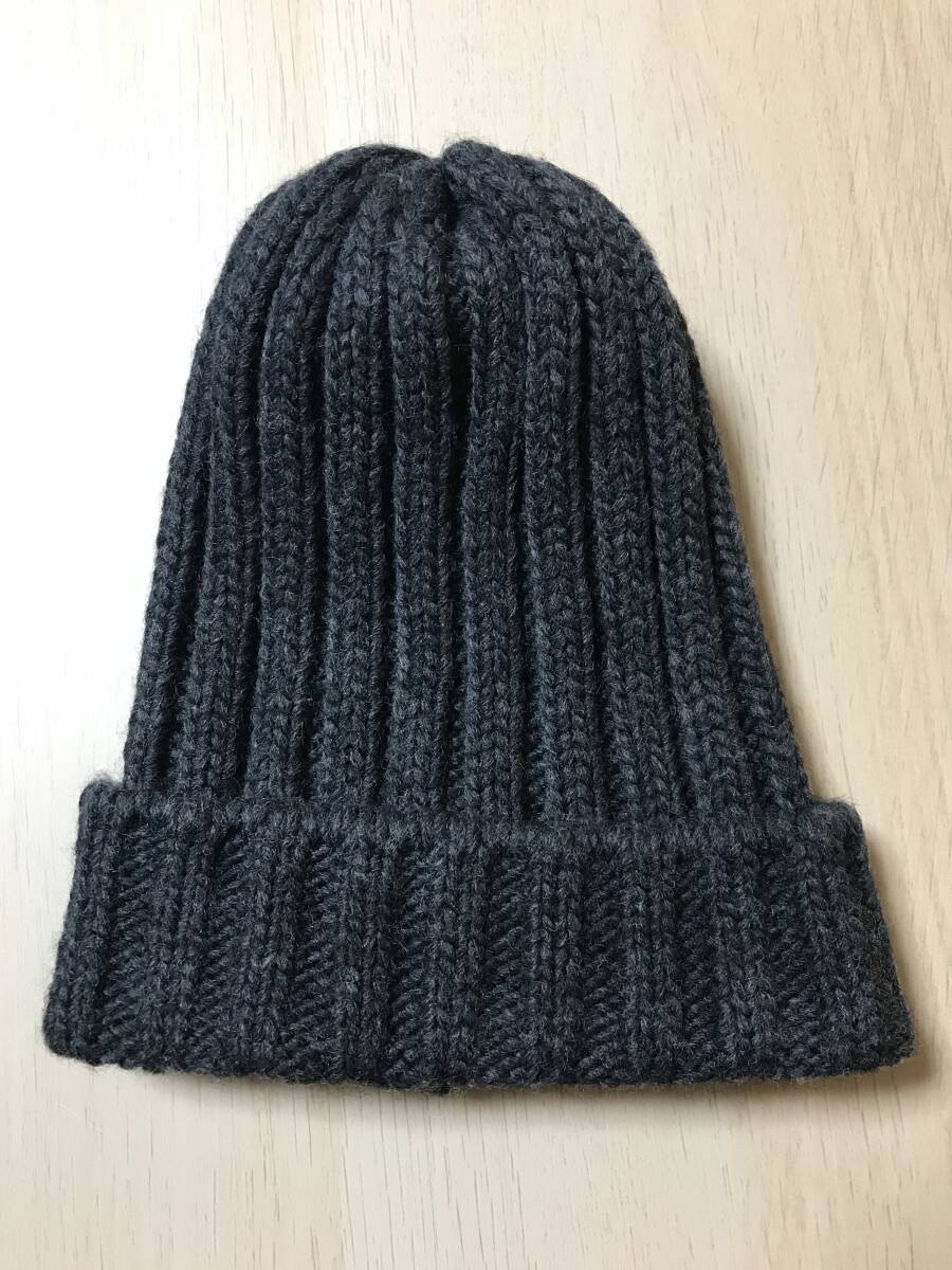 RA-RE ラーレ / ニットキャップ 中古 チャコール イタリア製