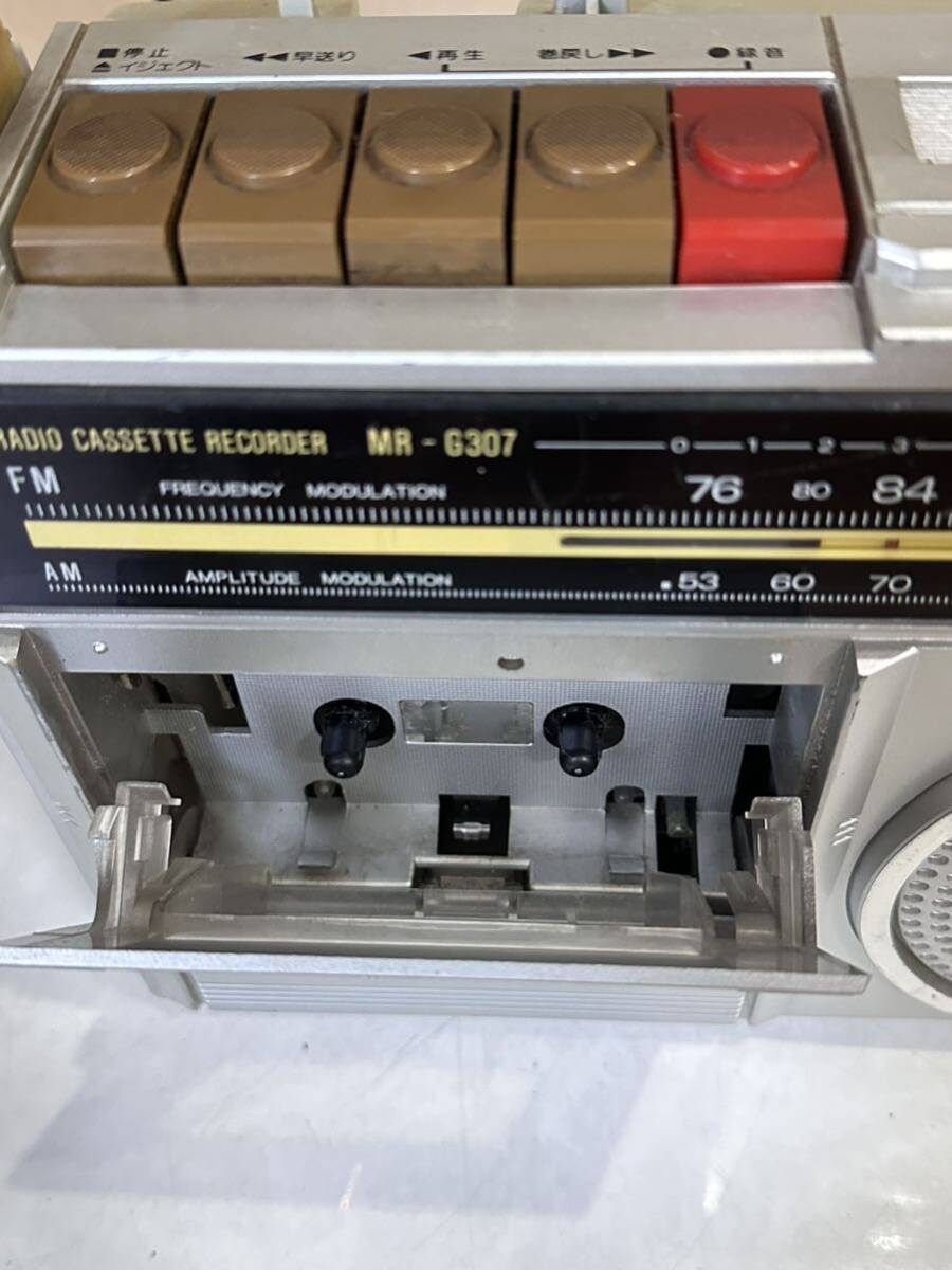 SANYO サンヨー ラジカセ MR-G307 FM/AM ラジオ カセット SANYO サンヨー ラジカセ MR-G307 FM/AM ラジオ カセット