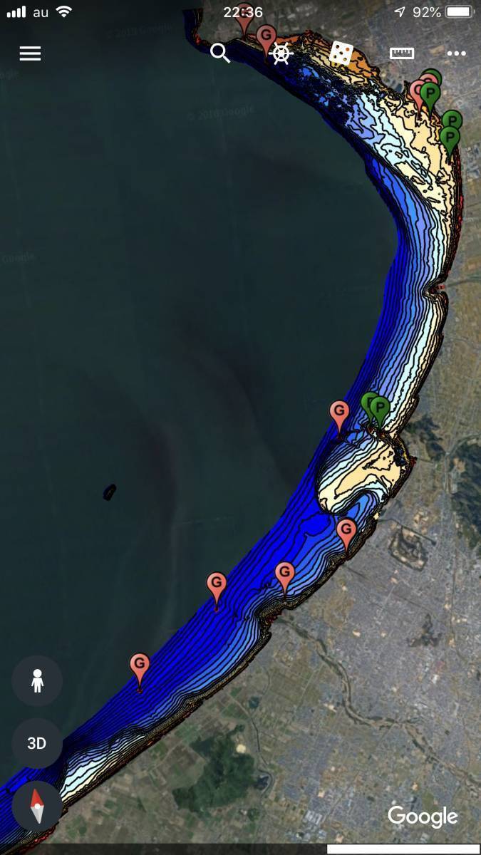 初売り H31.1作成(Ver1.0) スマホ・モバイル用GoogleEarth琵琶湖湖東 モニター5型~