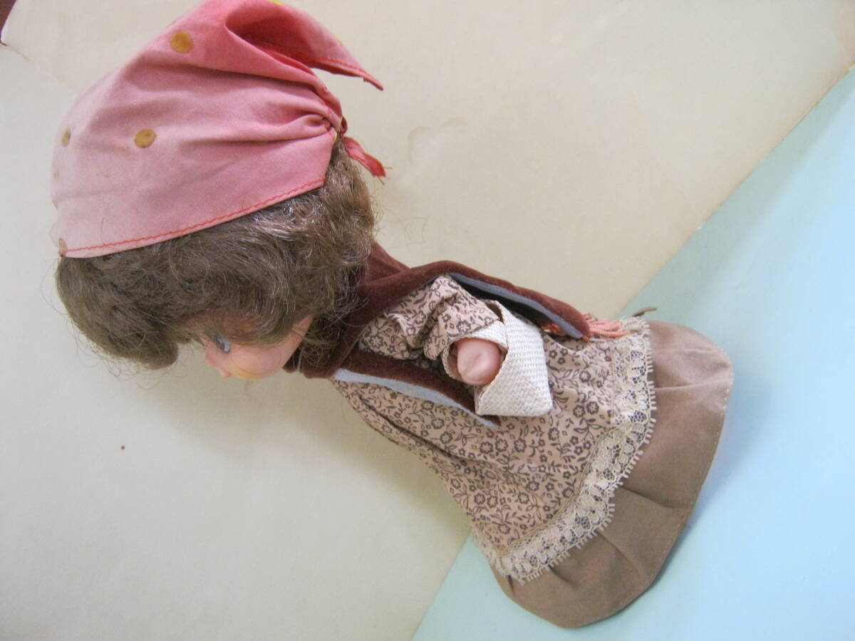 岩井産業【 サンロロ グリーンキャメル 月岡知幸 オルゴール付き回転人形(回転オルゴール:禁じられた遊び)】_画像6