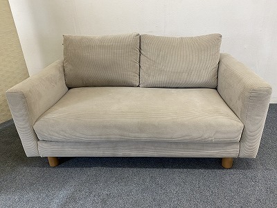 [引き取り限定] コアラソファ 2.5人掛け 引き取り限定] コアラソファ 2.5人掛け グレー ソファベッド