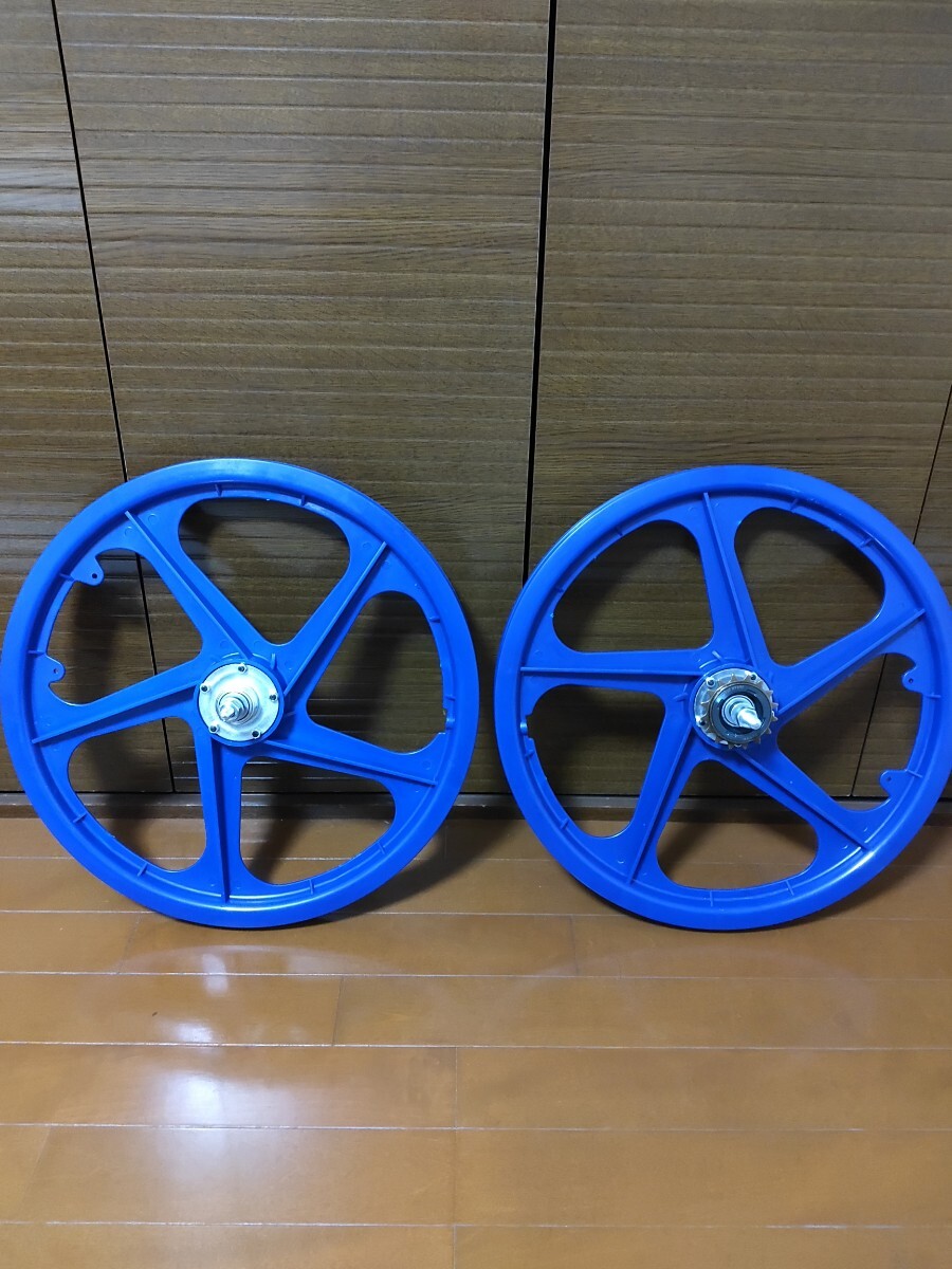 OLDBMX BMX 20インチプラホイール ブルー OGK レプリカ 新品 OLDBMX BMX 20インチプラホイール ブルー OGK レプリカ 新品