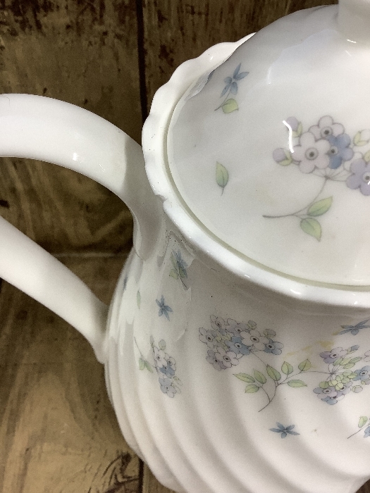 Z1a Wedgwood teapot Ape liru цветок WEDGWOOD APRIL FLOWERS teapot cup & блюдце 