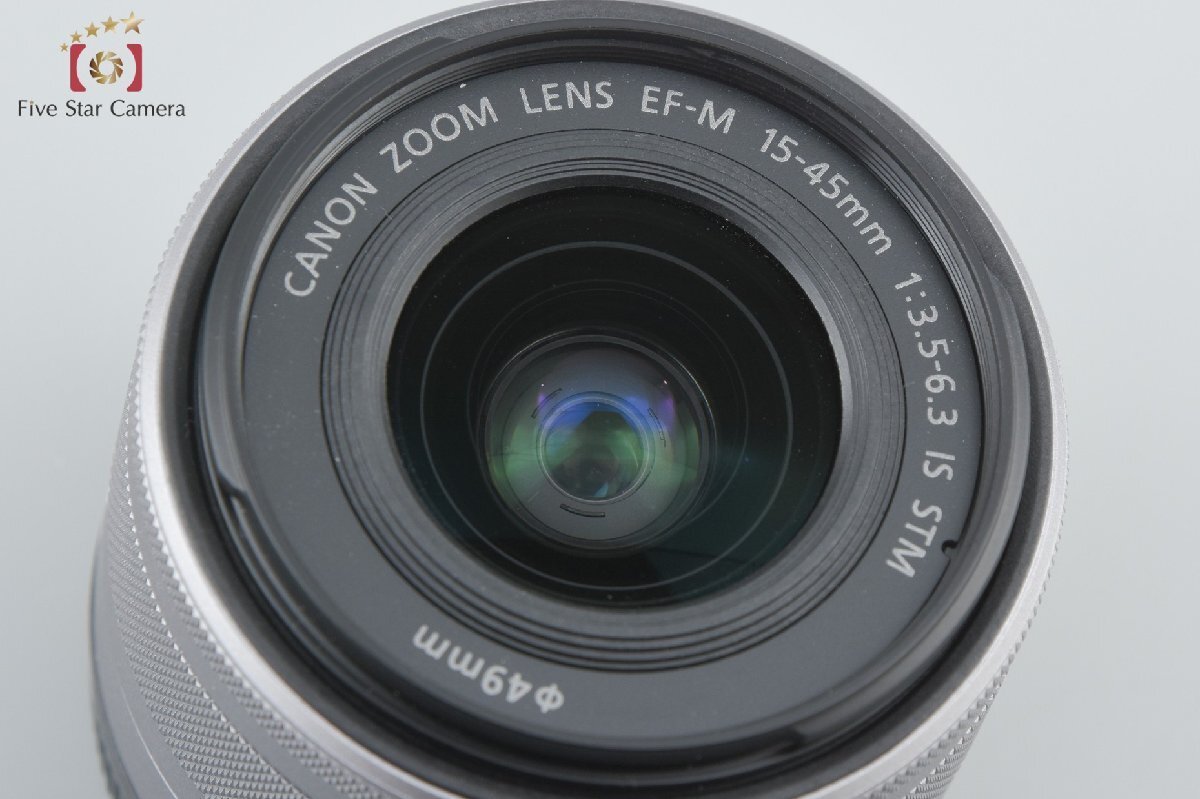 中古】Canon キヤノン EF-M 15-45mm f/3.5-6.3 IS STM シルバー 中古】Canon キヤノン EF-M 15-45mm f/3.5-6.3 IS STM シルバー