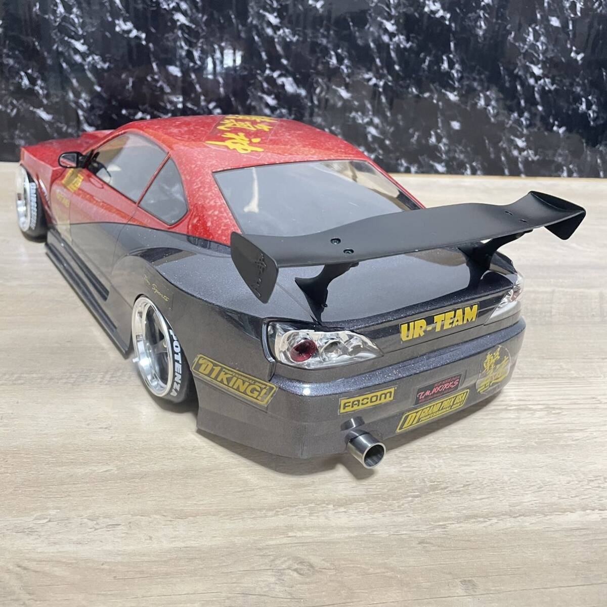 カザマオート シルビア s15 ラジコンボディ ドリフト 1/10 YD-2 カザマオート シルビア s15 ラジコンボディ ドリフト 1/10 YD-2