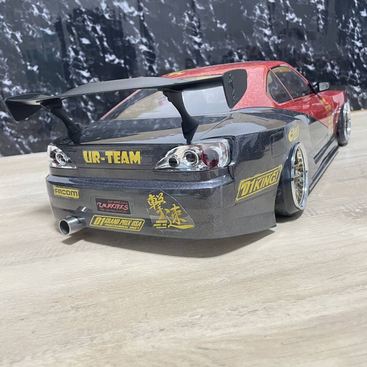 カザマオート シルビア s15 ラジコンボディ ドリフト 1/10 YD-2 カザマオート シルビア s15 ラジコンボディ ドリフト 1/10 YD-2