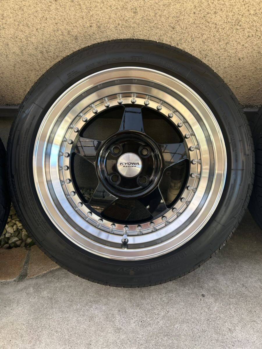 KR1022 15インチ8J＋20 pcd100 4穴　185/55/R15 4本セット