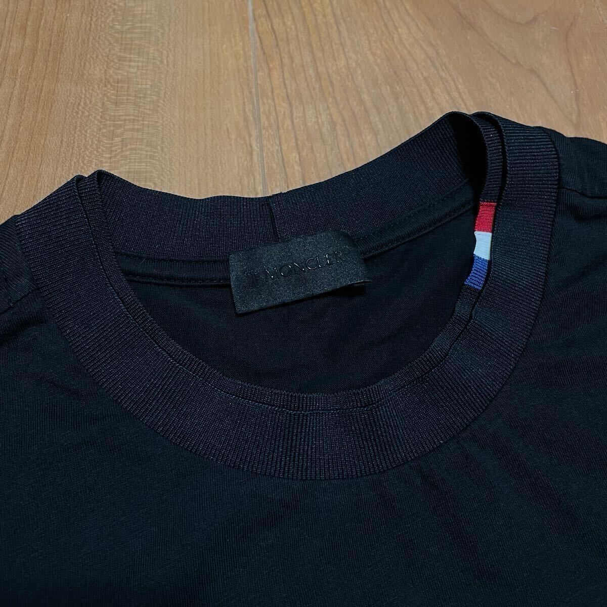 モンクレール ロゴ Tシャツ ブラック M ラバー moncler