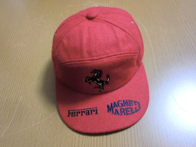 F1 FERRARI フェラーリ キャップ ワークキャップ SIZE:フリー 未使用品