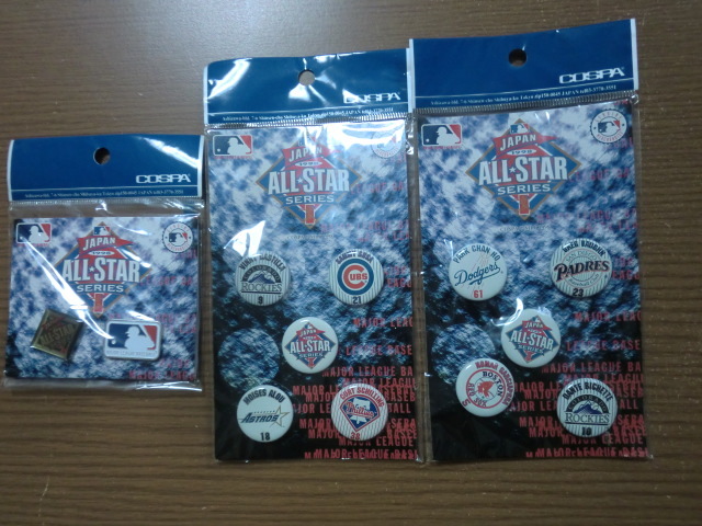 MLB オールスターゲーム 1998 ピンバッジ 缶バッジ セット 未開封品