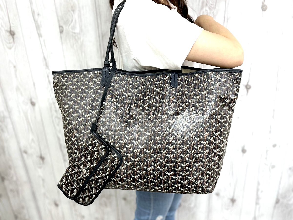 【極美品ほぼ未使用に近い】GOYARD ゴヤール トートバッグ サンルイGM Yahoo!オークション - 極美品 GOYARD ゴヤール サンルイGM
