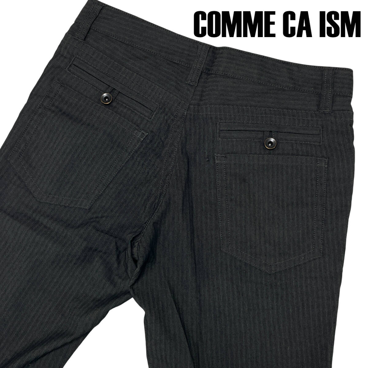 COMME CA ISM コムサ イズム 47-11PR04 siz.M (約81cm W31相當) ヘンリーボーン パンツ メンズ スラックス