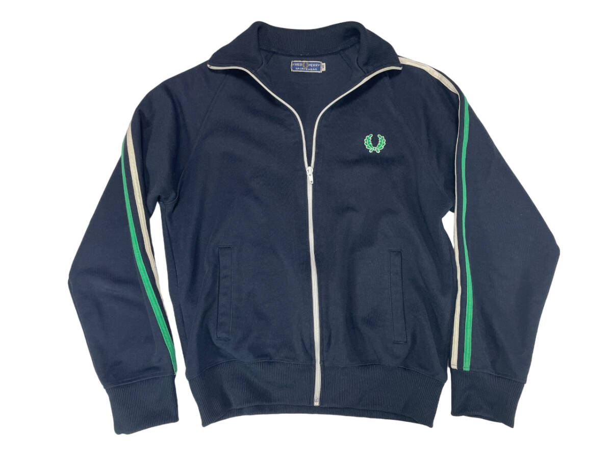 FRED PERRY フレッドペリー　トラックジャケット　ブルー フレッドペリー ジャージ FRED PERRY テープド トラック