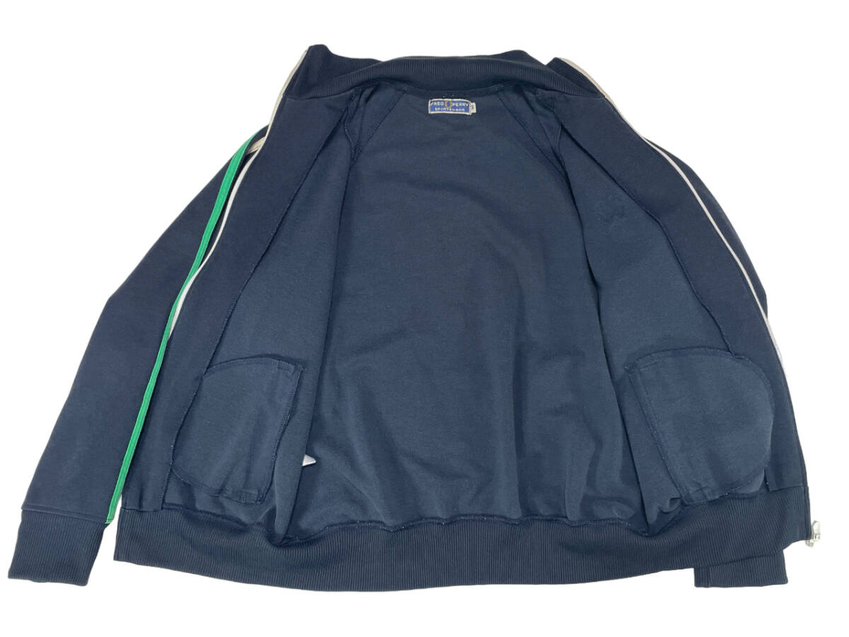 FRED PERRY フレッドペリー　トラックジャケット　ブルー フレッドペリー ジャージ FRED PERRY テープド トラック