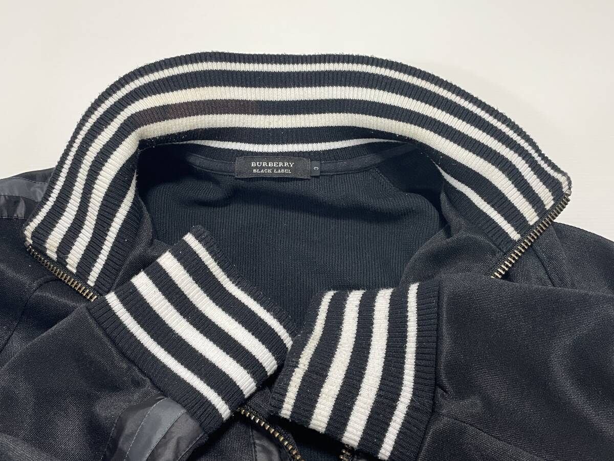 BURBERRY Black Label (siz 3) ホース刺繍 トラックジャケット BURBERRY Black Label (siz 3) ホース刺繍 トラックジャケット