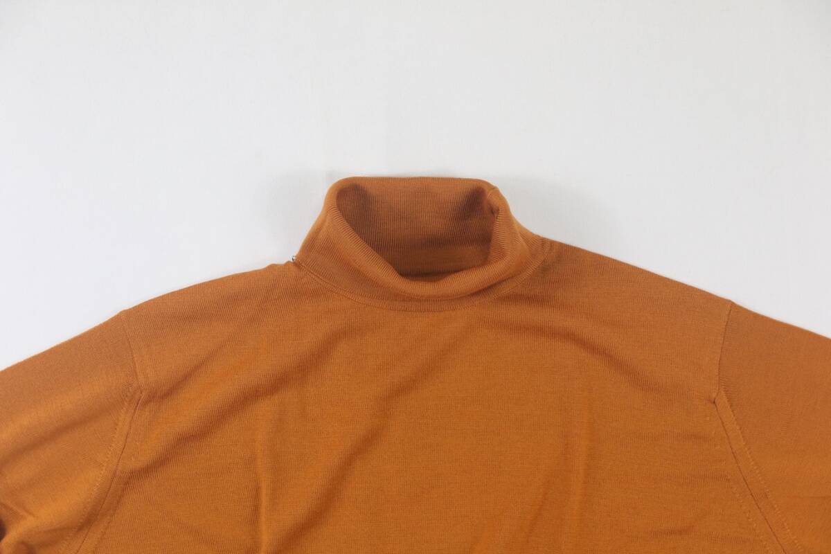 新品 John Smedley ジョンスメドレー 最高級メリノウール 　XLサイズ BRONZE