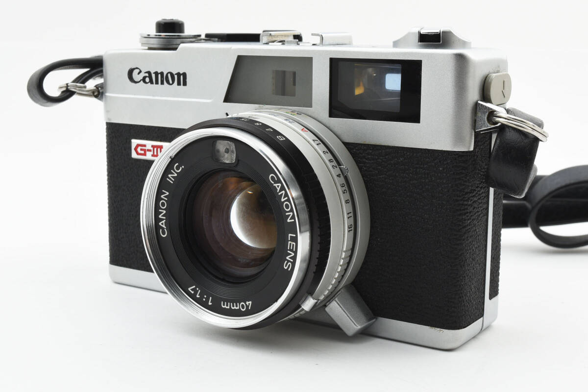 【保証書付】 キヤノン Canon 完全動作品☆ ☆外観美品 Canonet G-III QL17 フィルムカメラ