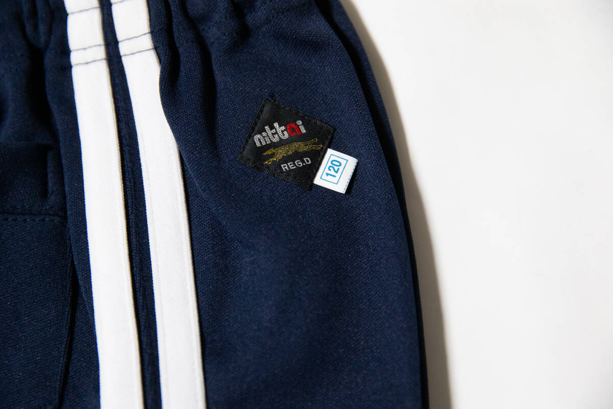 体操服 nittai ニッタイ ジャージ短パン 紺×白2本線 120 未使用 体操服 nittai ニッタイ ジャージ短パン 紺×白2本線 120 未使用