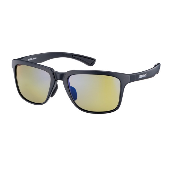 サングラス SWANS ER4-0168 MBK 偏光ULTRAライトグリーン 両面マルチコート ULTRA LENS for FISHINGモデル 大人用 山本光学