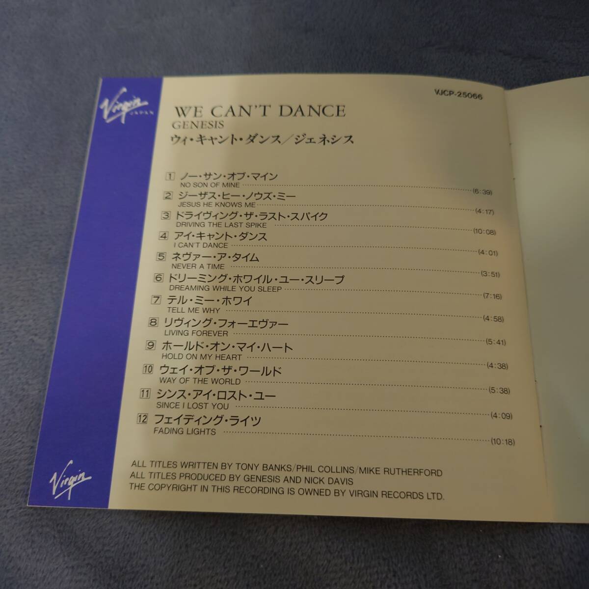 genesis We Can’t Dance 国内盤 解説 翻訳