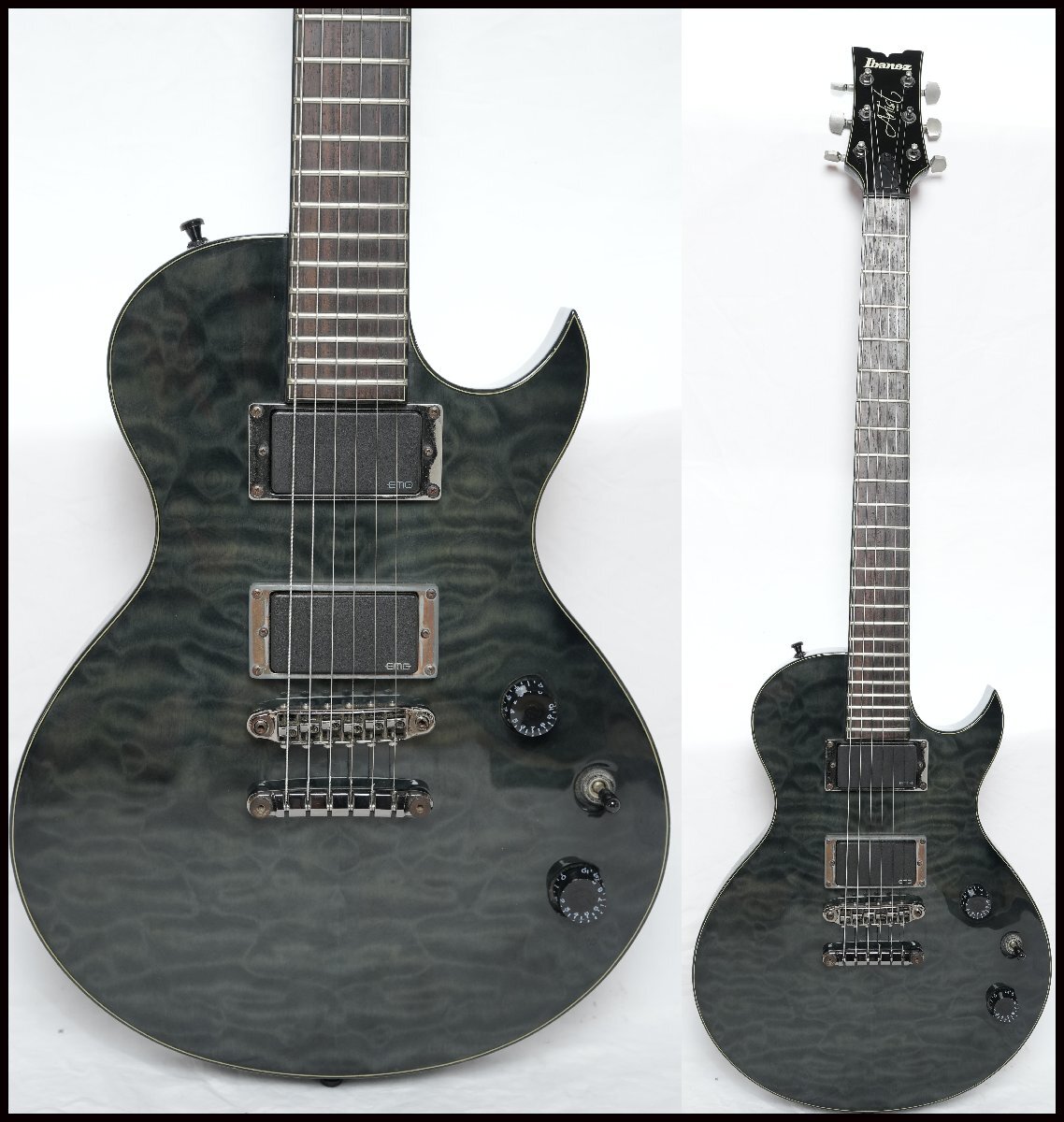 ☆Ibanez☆ARZ-800 Trans Deep Black Artistシリーズ EMG搭載 ☆Ibanez☆ARZ-800 Trans Deep Black Artistシリーズ EMG搭載